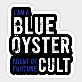 blue oyster cult - agent of fortune Sticker